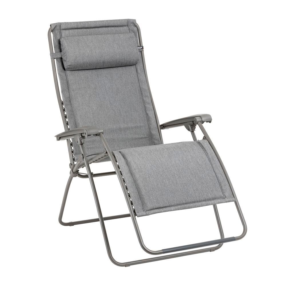 Gepolsterte Zero-Gravity-Relaxliege - XL RSX Clip XL LightComfort® Grau Ombre