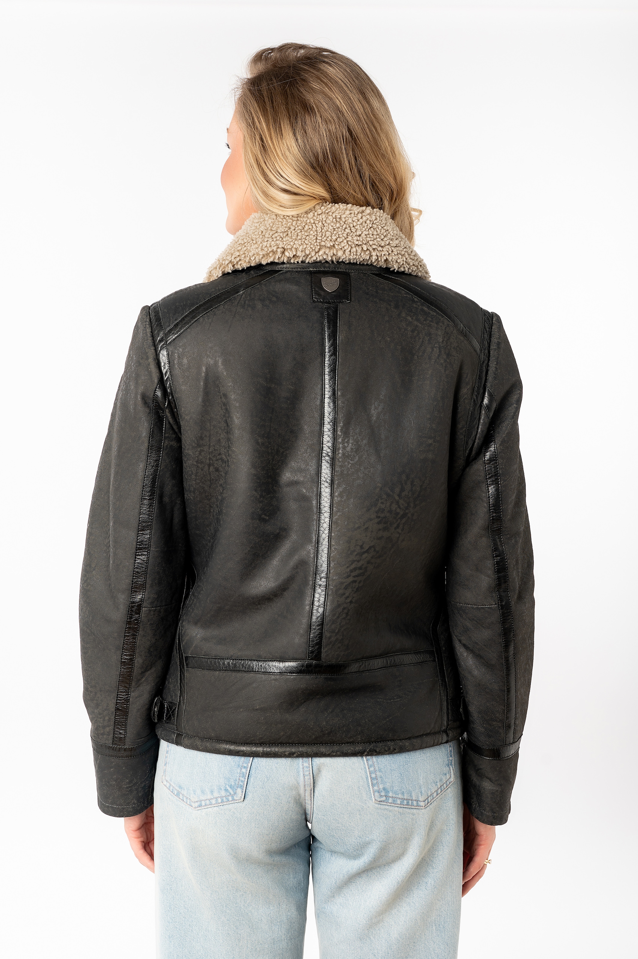 Mauritius Lederjacke »MWIske« mit Umlegekragen