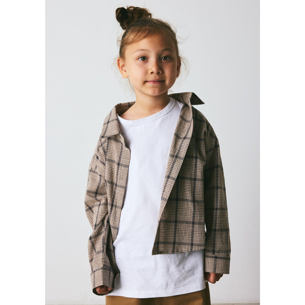 Køb brunobruno nation Walnut Check Nohrla Walnut Check Skjorte
