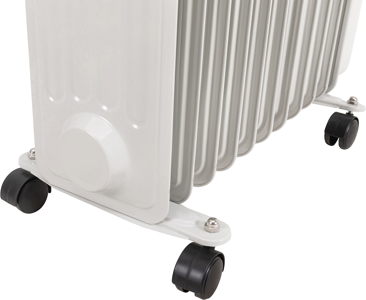 Heidenfeld Ölradiator ÖR200, Thermostat, Timerfunktion, 1000-2500 Watt, 6 Stufen, 3 Jahre Garantie