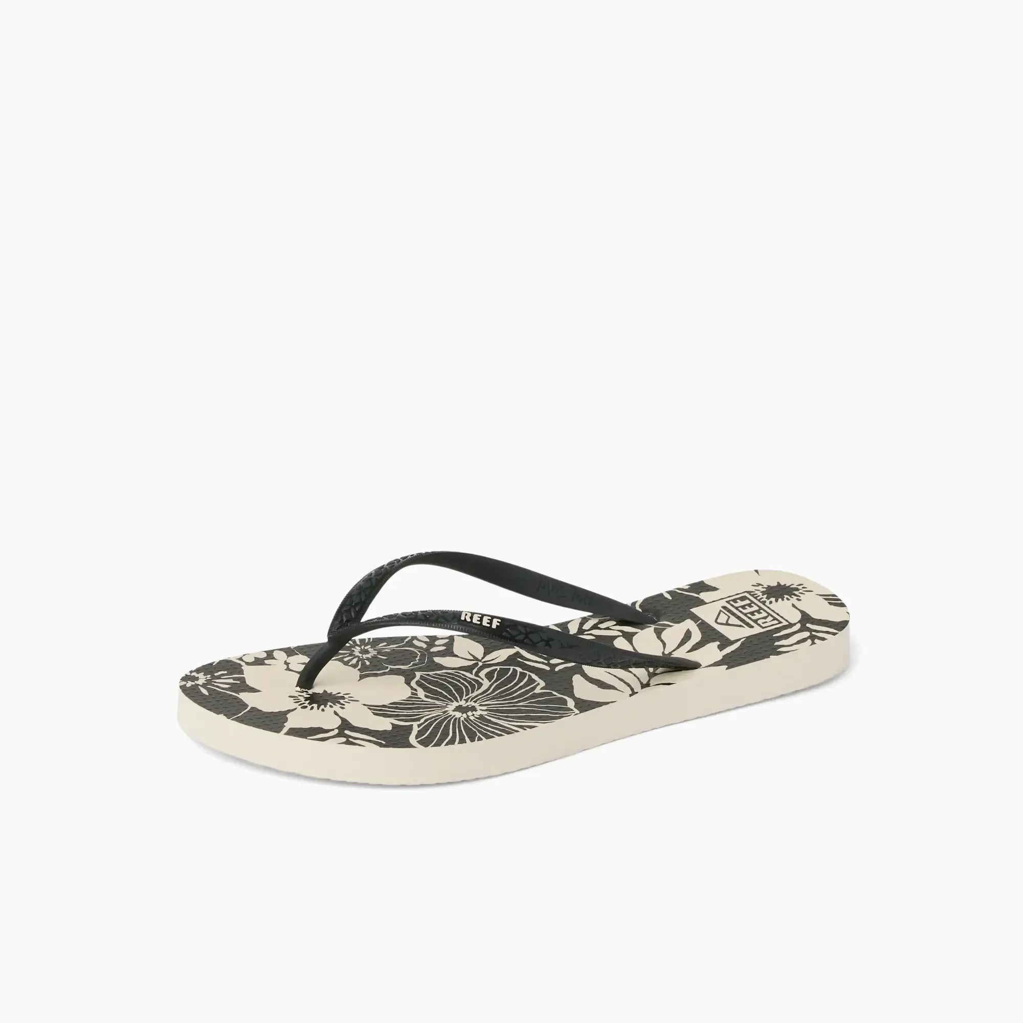Seaside Prints Black Floral
