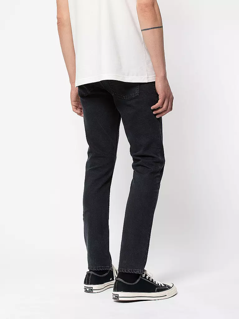 NUDIE JEANS Jeans Slim Fit Lean Dean schwarz