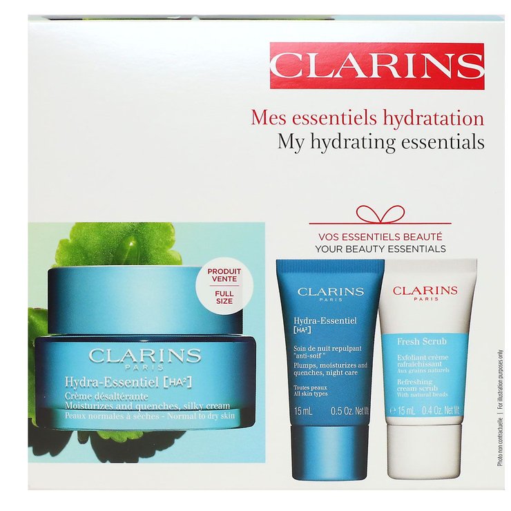 Coffret Mes Essentiels Hydratation 2 produits Hydra-Essentiel + Fresh Scrub
