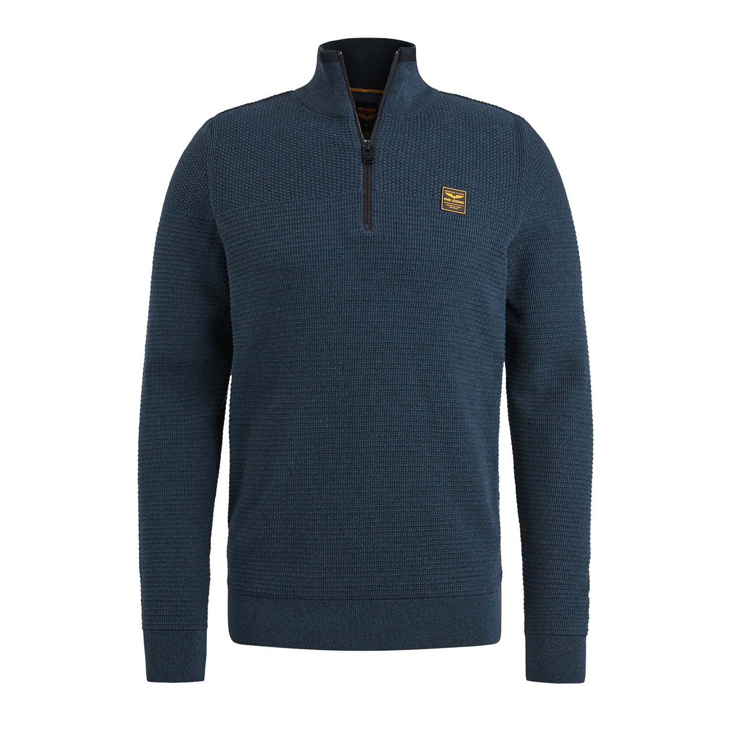 PME Legend  Half zip collar cotton mouline