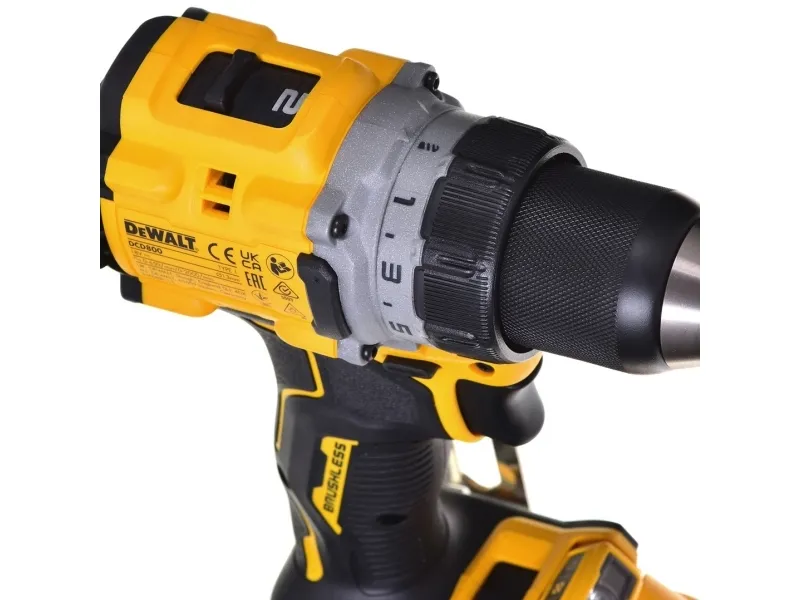 DeWALT DCD800P2T-QW, 1,3 cm, 1,5 mm, 1,3 cm, 500 W, 18 V, 5 At