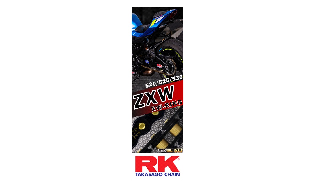 Kæde RK BL530ZXW Sort/Guld XW-ring 120 led