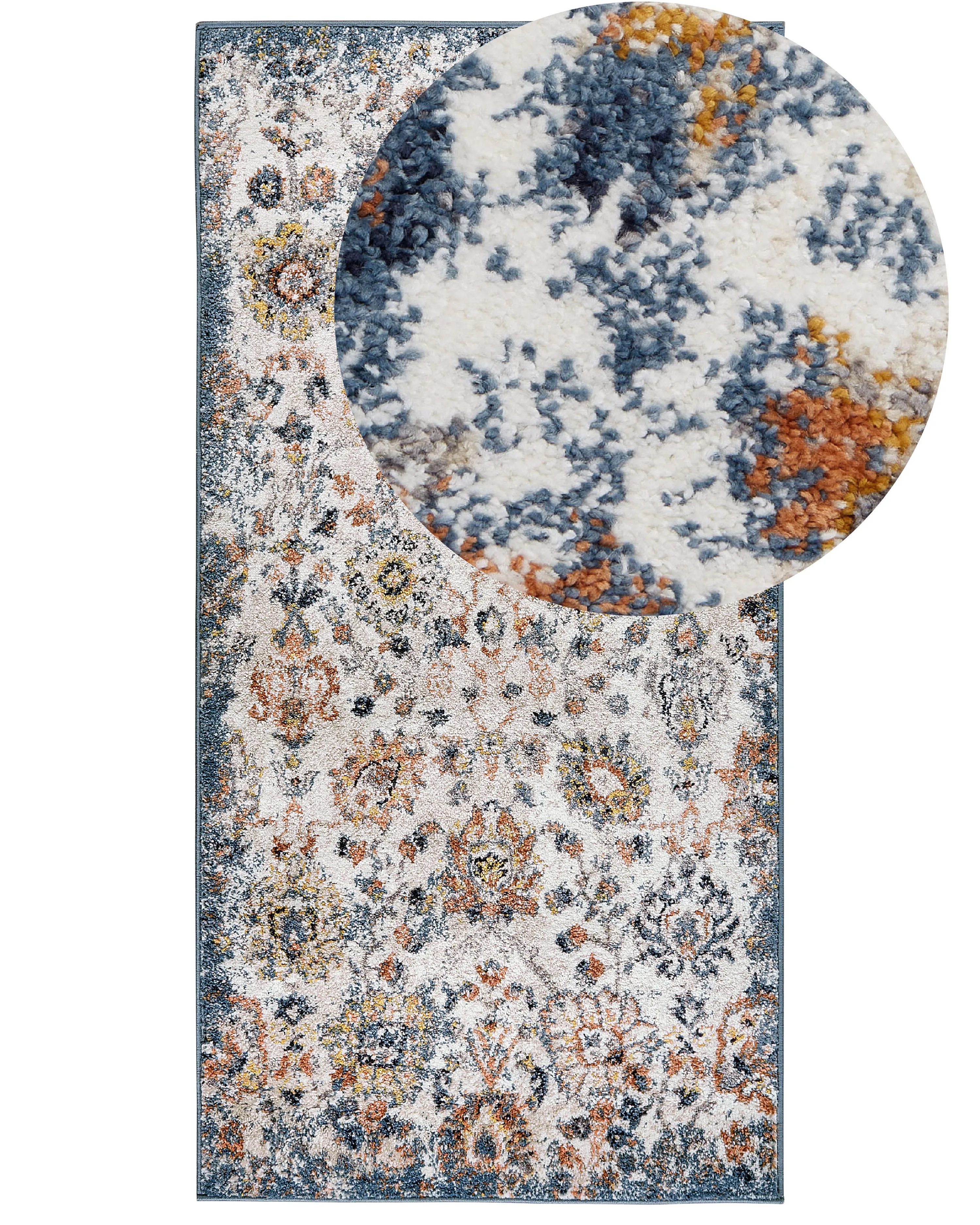 Vloerkleed AKORI Meerkleurig 80 x 150 cm