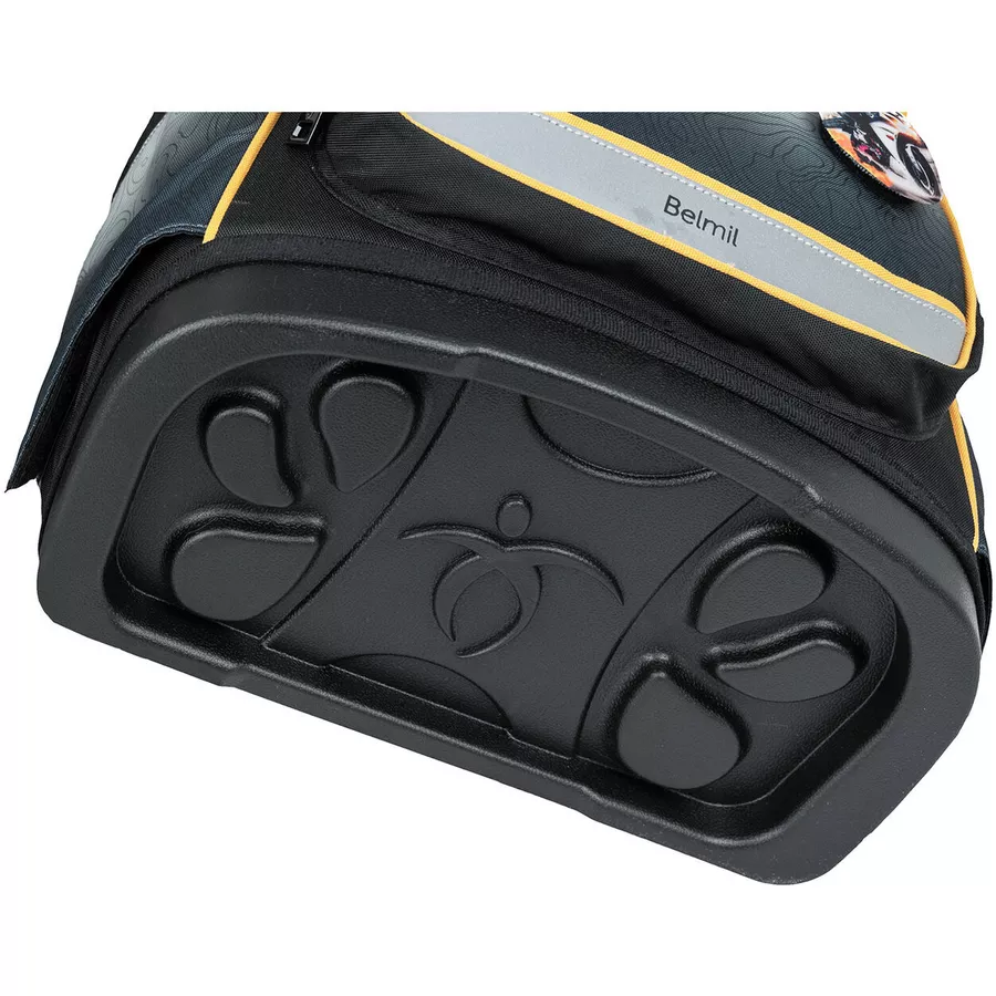 Belmil Schulranzen Premium Compact Plus Set 5-teilig Black Grey