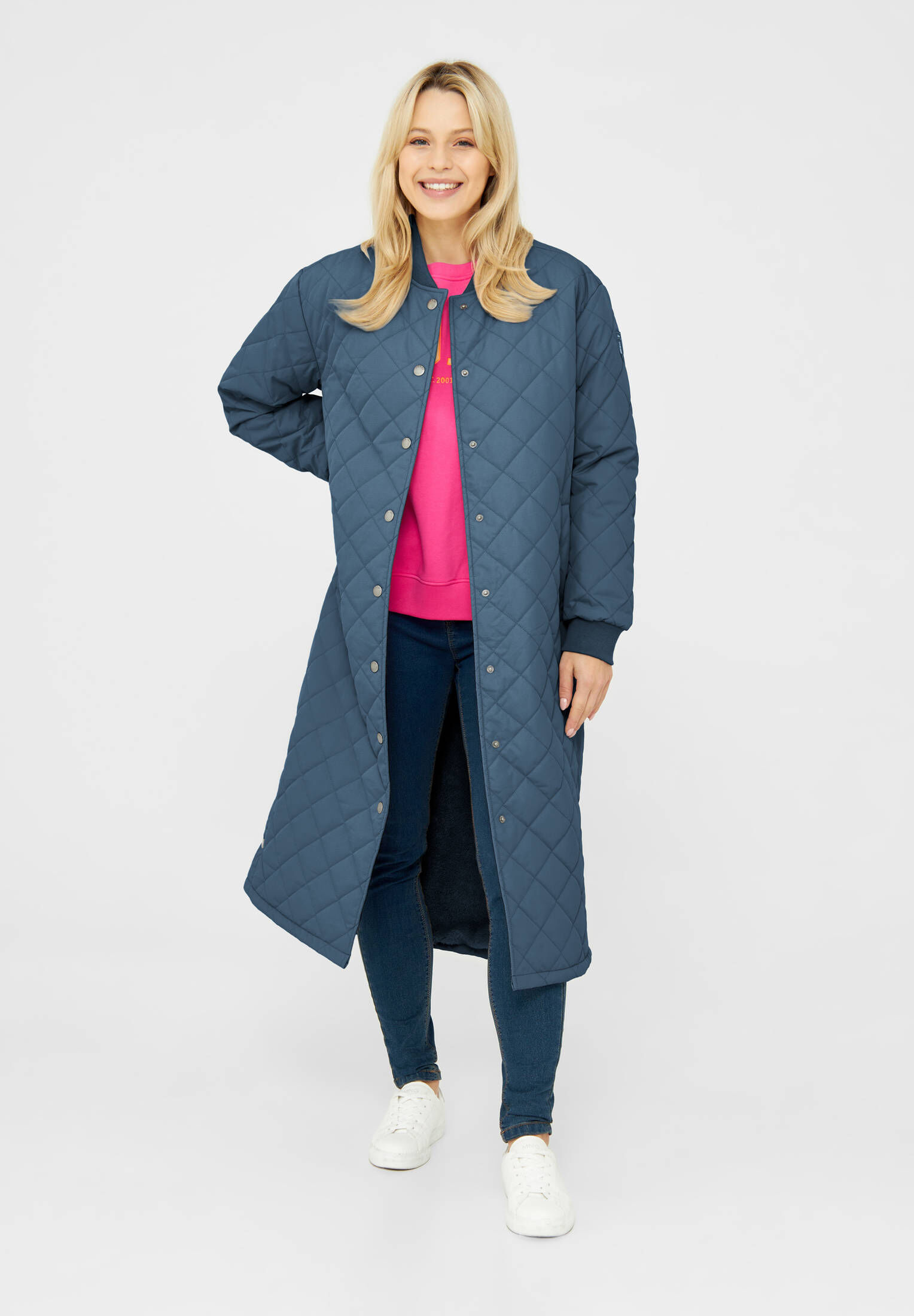 Derbe| Damen Steppmantel Quiltby Long