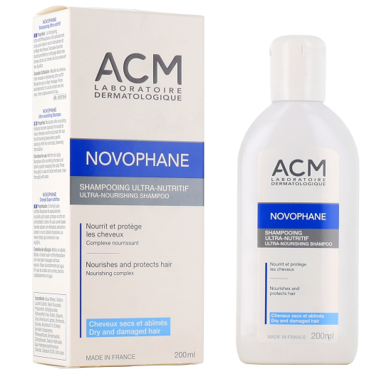 Shampooing ultra-nutritif ACM Novophane - Cheveux secs et abîmés