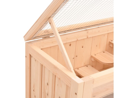 VIDAXL - Cage à hamster 60x35,5x42 cm bois massif de sapin