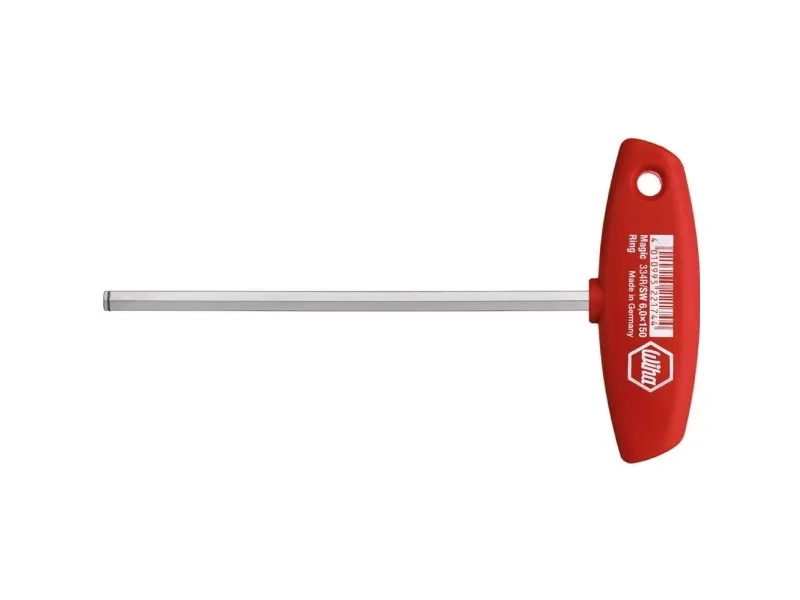 Wiha 334R, T-håndtag unbrakonøgle, Metric, 1 stk, Krom-vanadium-stål, 10 mm