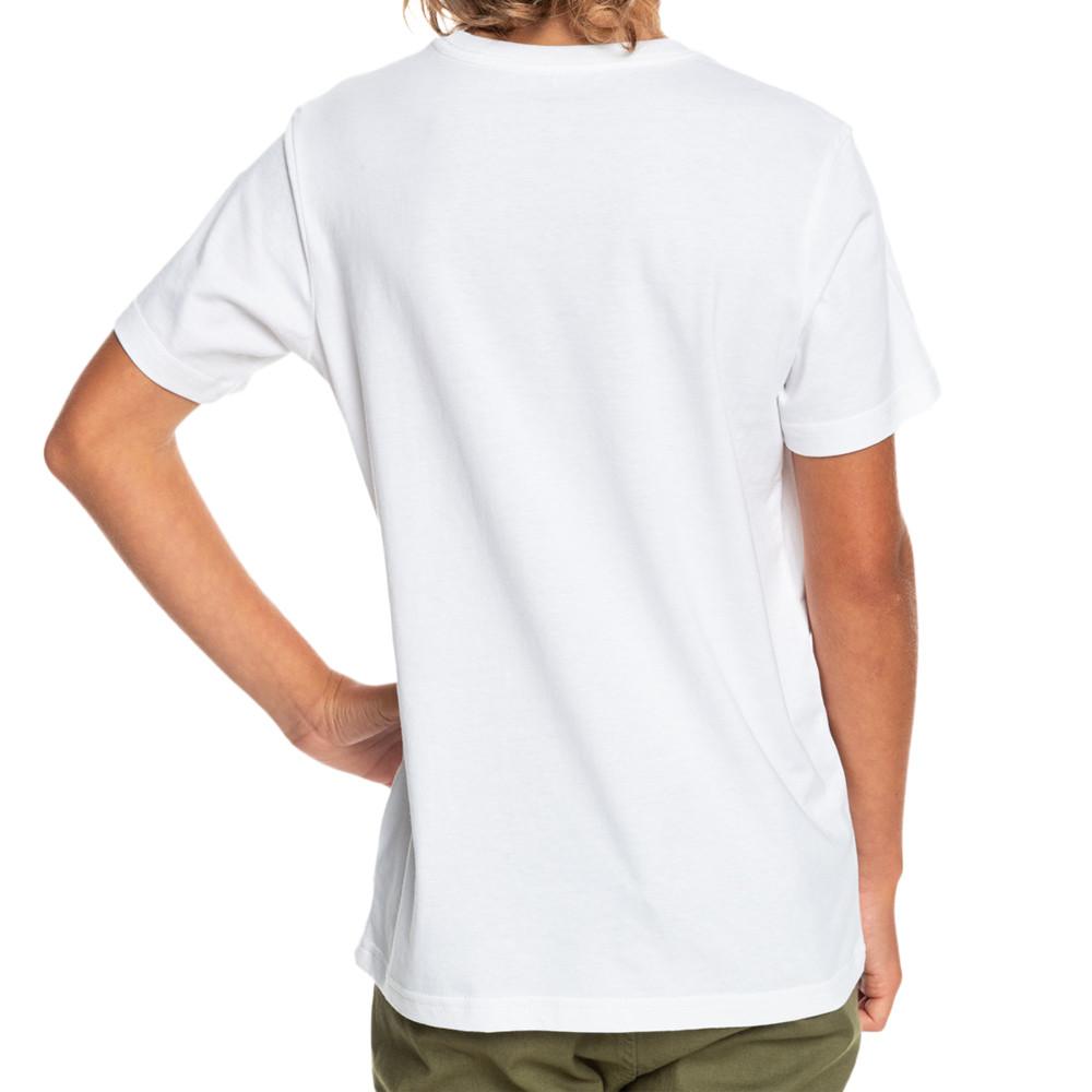 Quiksilver T-shirt Blanc Garçon Quiksilver let it ride