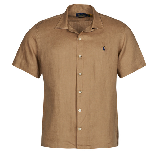 Polo Ralph Lauren - CHEMISE COUPE DROITE EN LIN Camel / Kaki