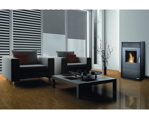 Rowi Easy Premium 9 kW pelletkachel, antraciet