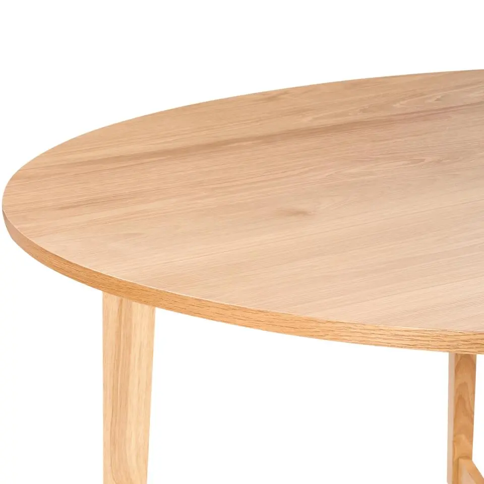 WAIPORI- Eettafel - Lichte houtkleur - 140 cm - MDF