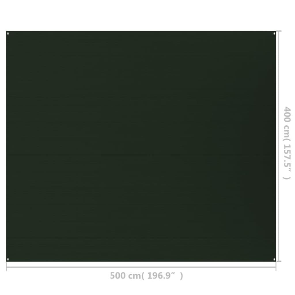 Tapete para tenda Vidaxl HDPE 400x500 cm