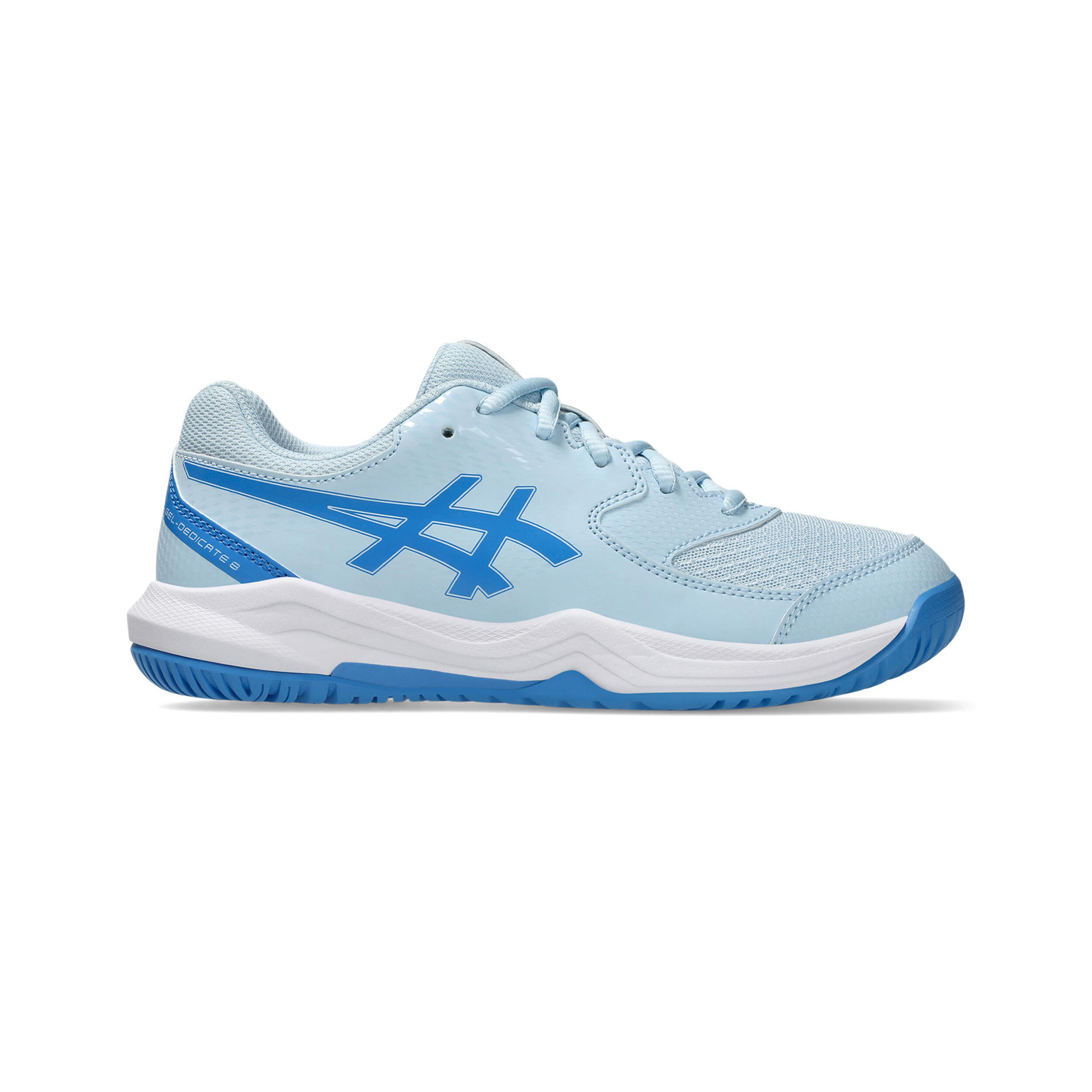 ASICS Gel-Dedicate 8 GS Chaussures Toutes Surfaces Enfants - Bleu Clair , Bleu