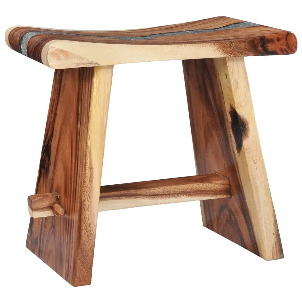 vidaXL - Kruk - Multikleur - Hout