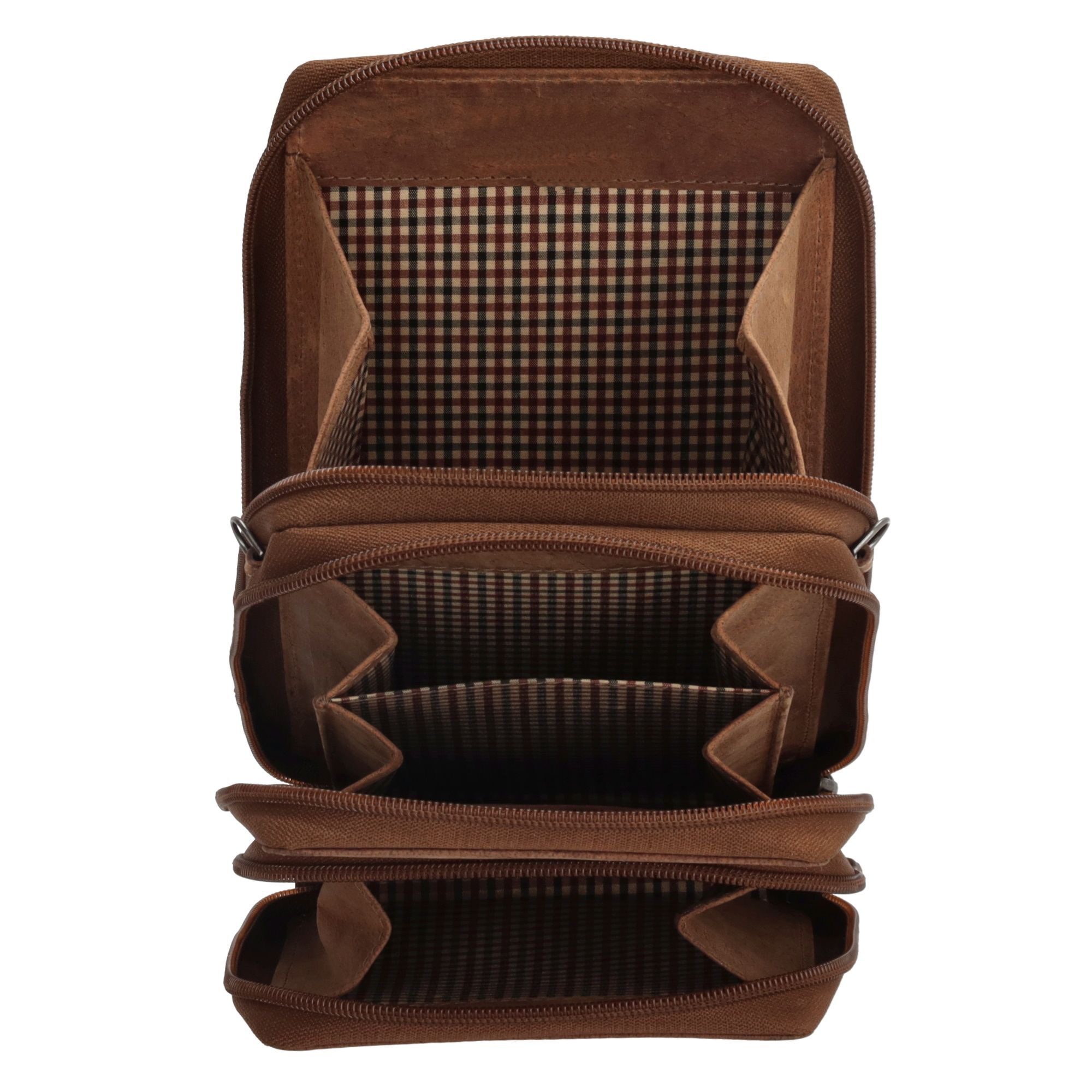 Hide & Stitches Idaho Telefoontasje Bruin
