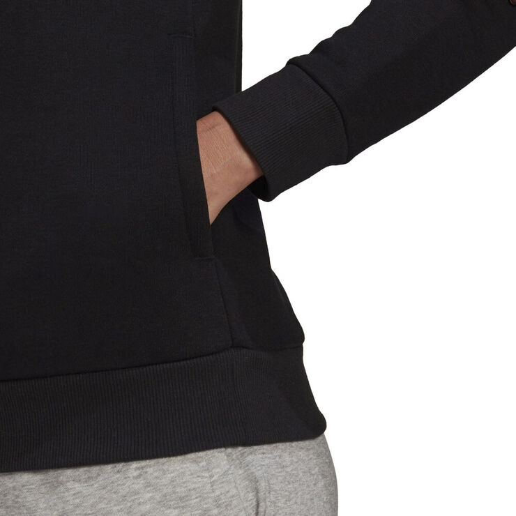adidas LOUNGEWEAR Essentials Logo Fleece hættetrøje Sort
