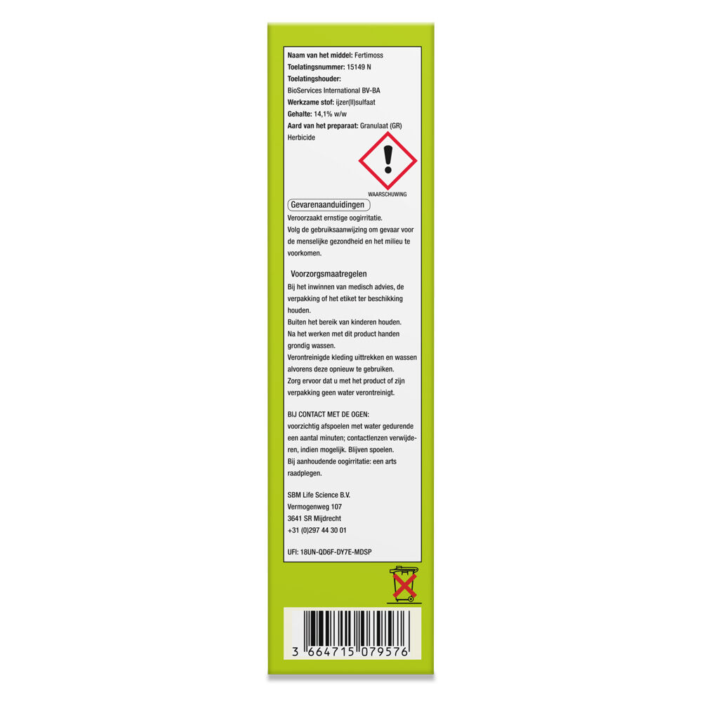 Protect Garden Mos Fertimoss - Tegen mos - 2.8 Kilogram