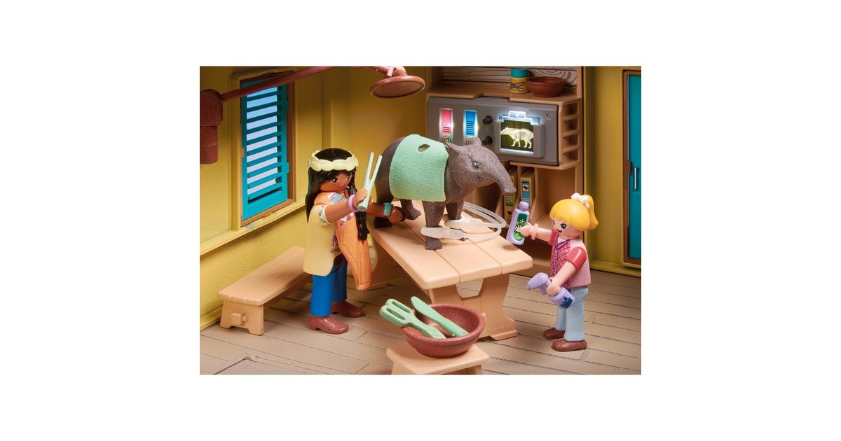 PLAYMOBILWiltopia - Dierenverzorgingscentrum Constructiespeelgoed  (71007)