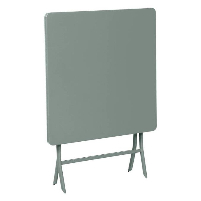 Table de jardin pliante carrée GREENSBORO Vert olive