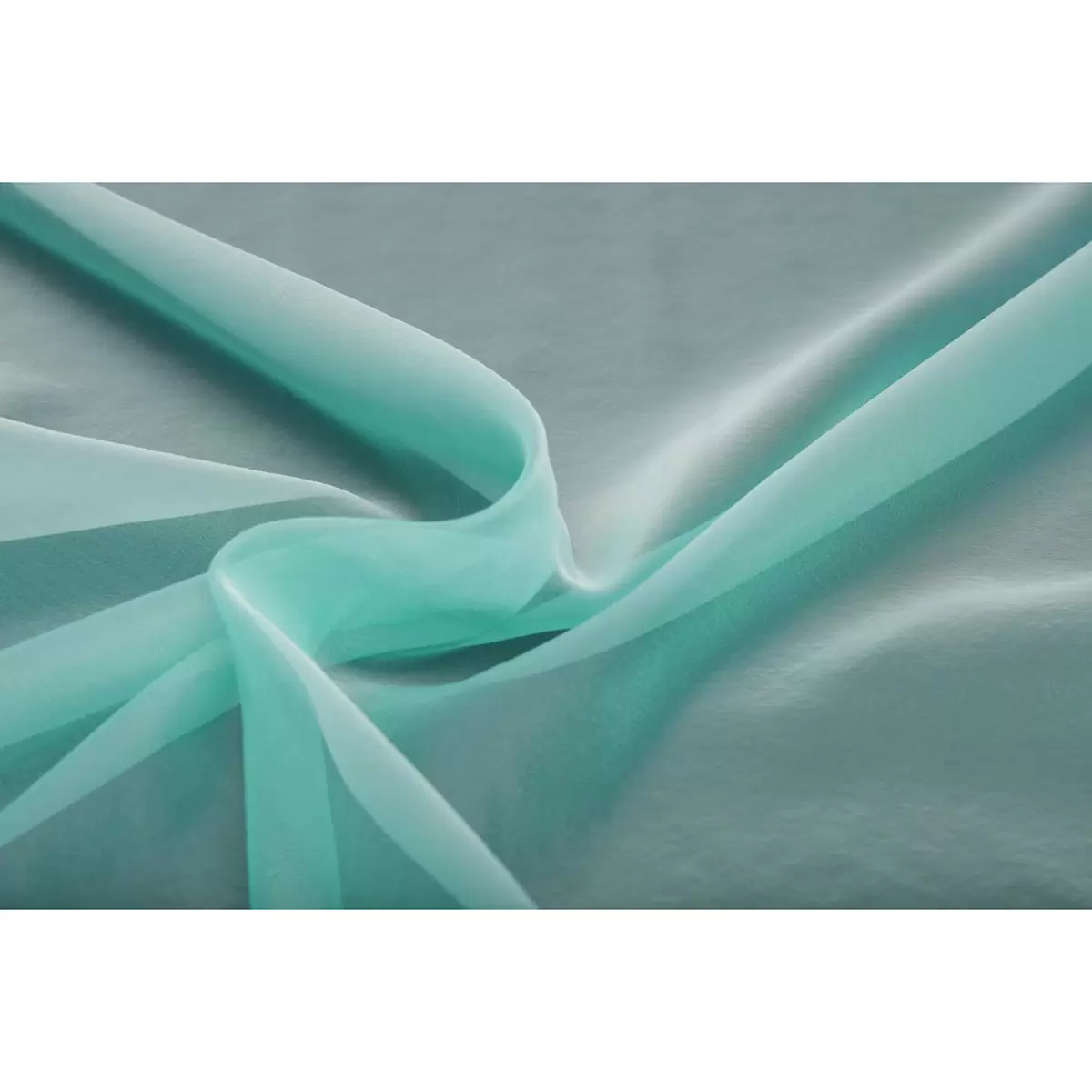 Tagvorhang Organza türkis