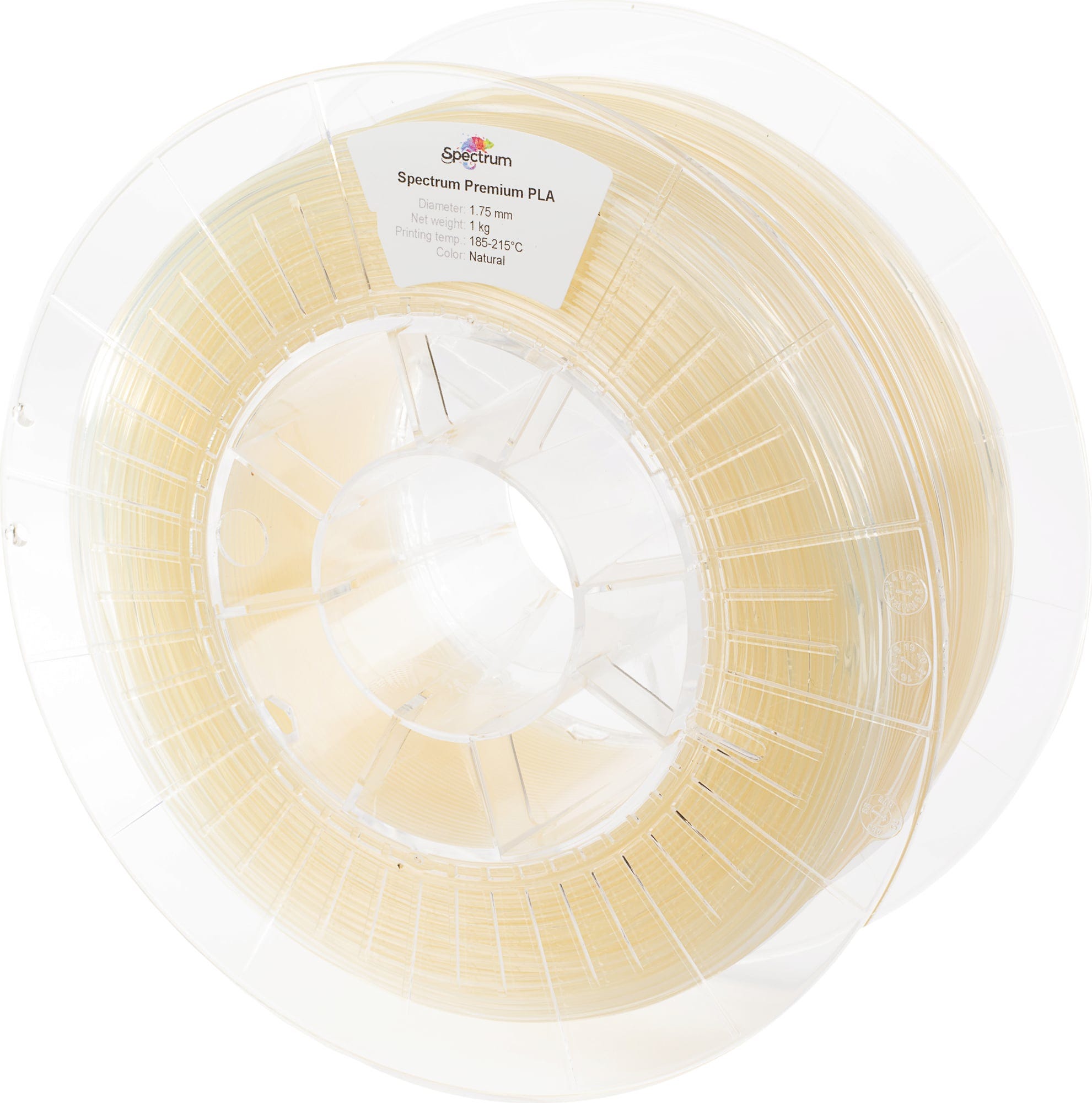 Spectrum  PLA Premium Natural, 1,75 mm / 2000 g    Verzugsfreies PLA in guter Qualität