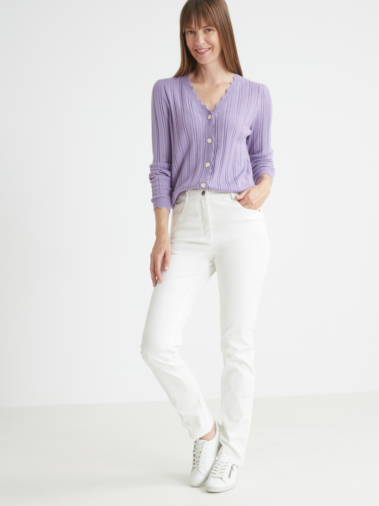 Pantalon 5 poches coupe droite