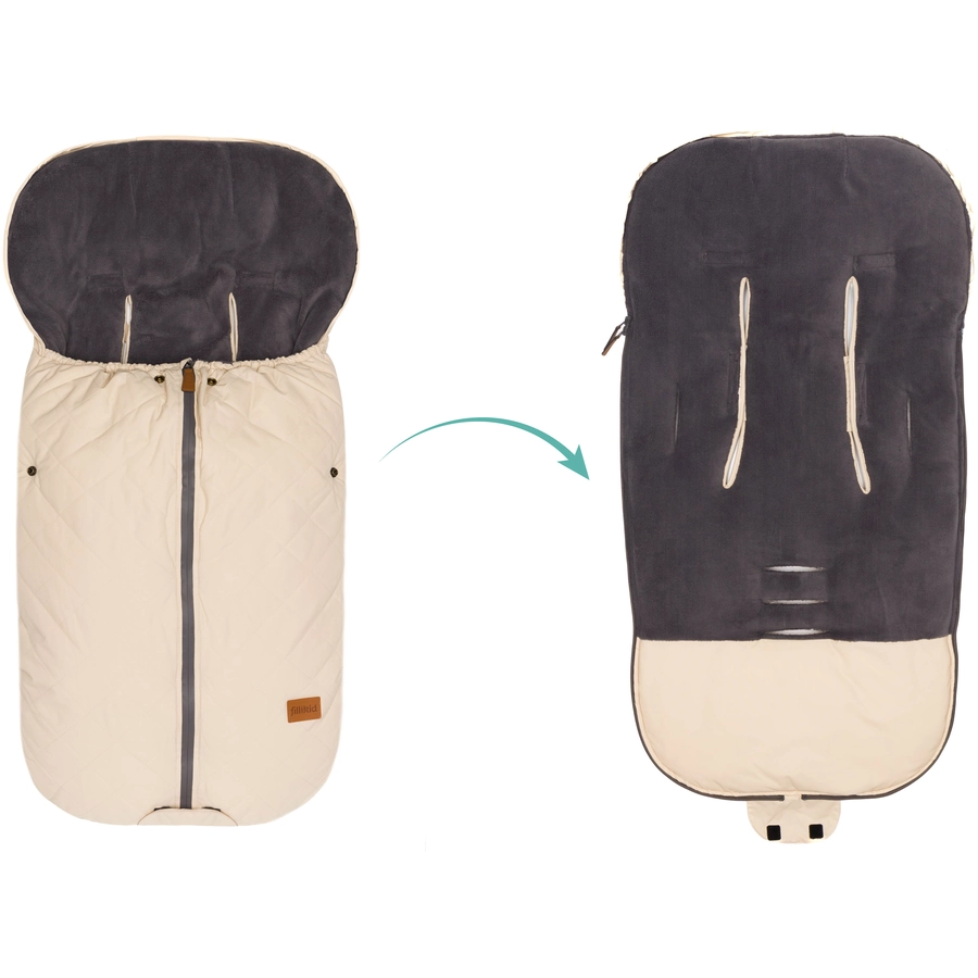 fillikid Winterfußsack Kamet Ivory