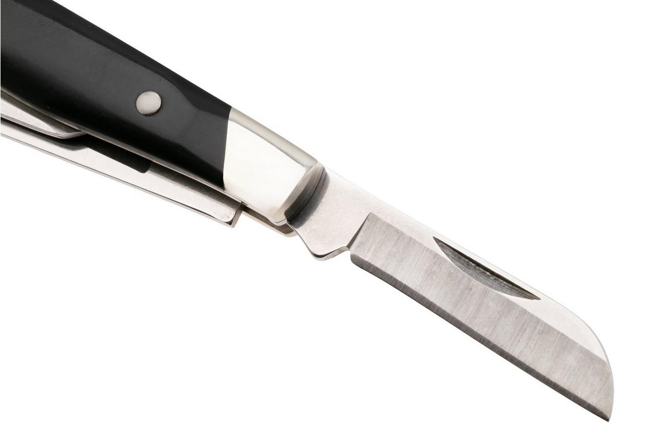 Buck Cadet 0303BKS1 Satin 420HC, Black Synthetic Nickel Silver, zakmes