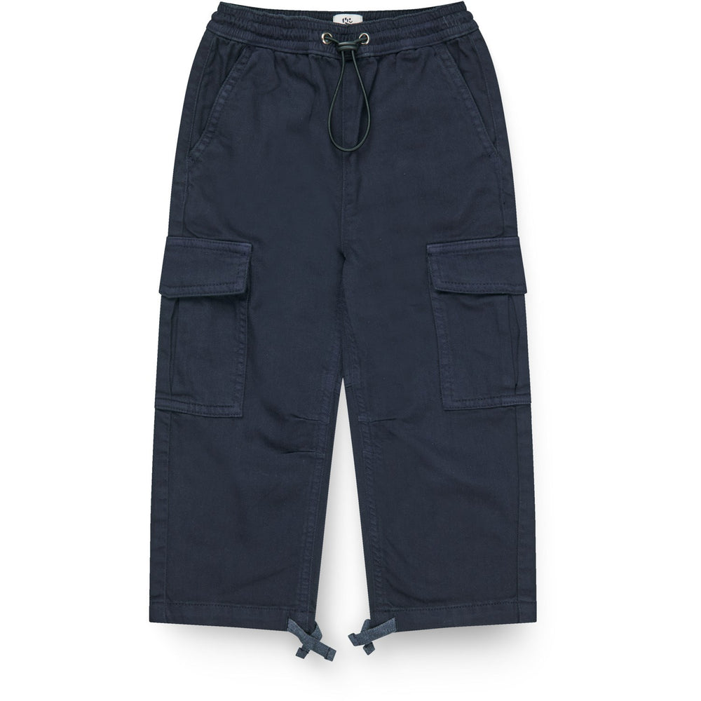 Køb COPENHAGEN COLORS Navy Twill Baggy Bukser W. Pockets