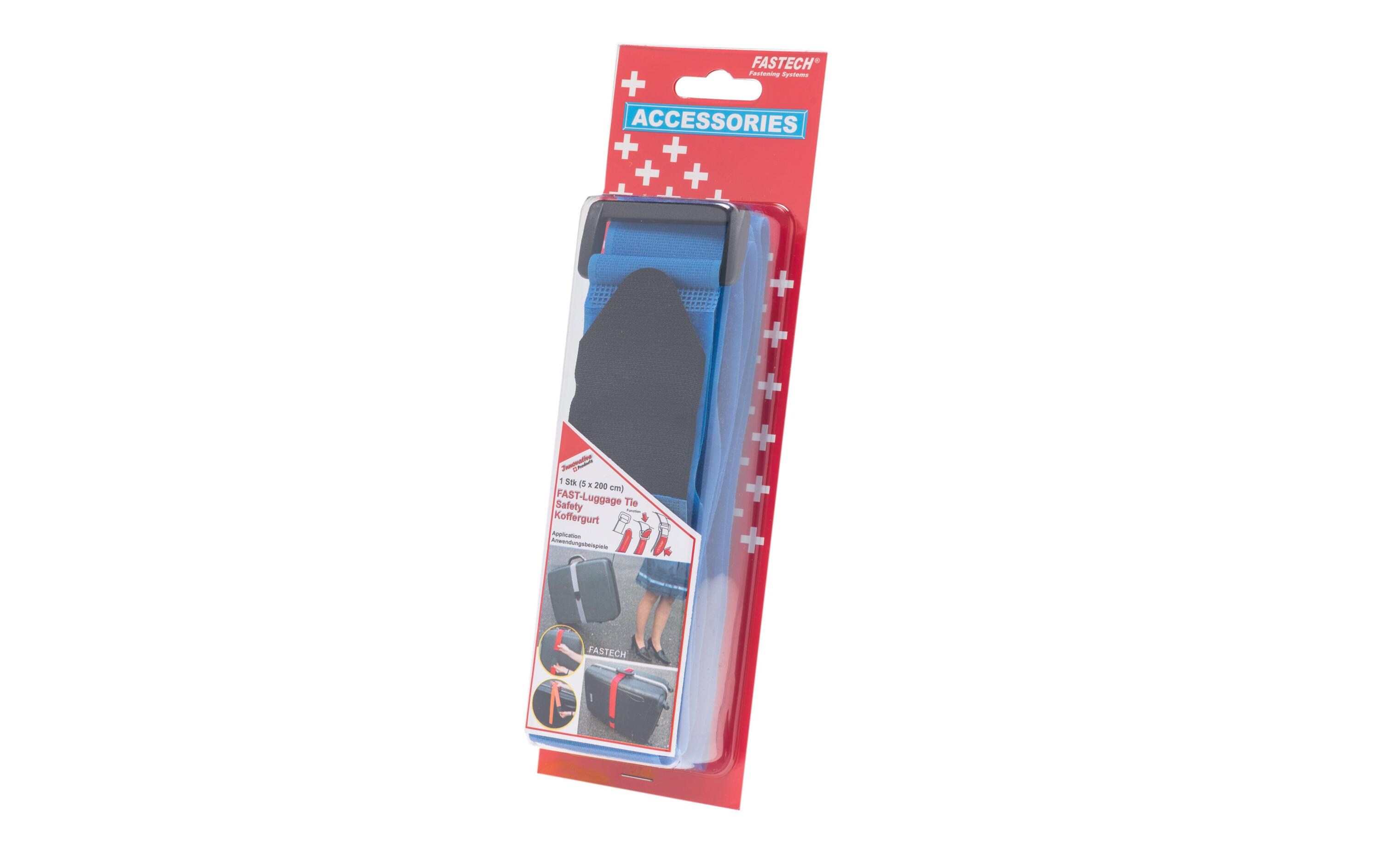 Schlaufenband Luggage Tie 50 mm x 2 m, BlauSchlaufenband aus Kunststoff