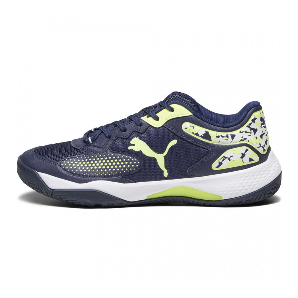 Puma SOLARCOURT RCT - Chaussures de padel Homme puma navy/fast yellow/puma white