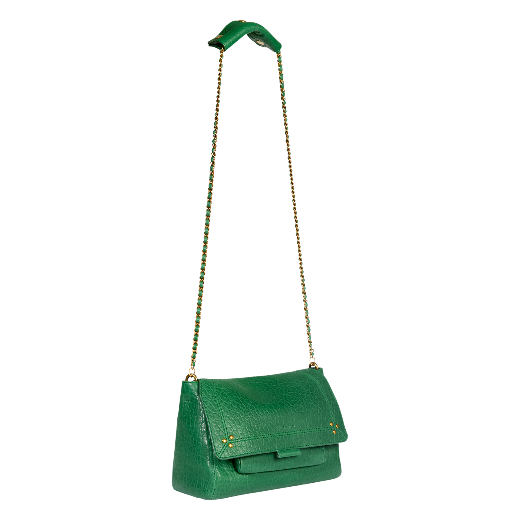 LULU M - Sac besace en cuir | Vert