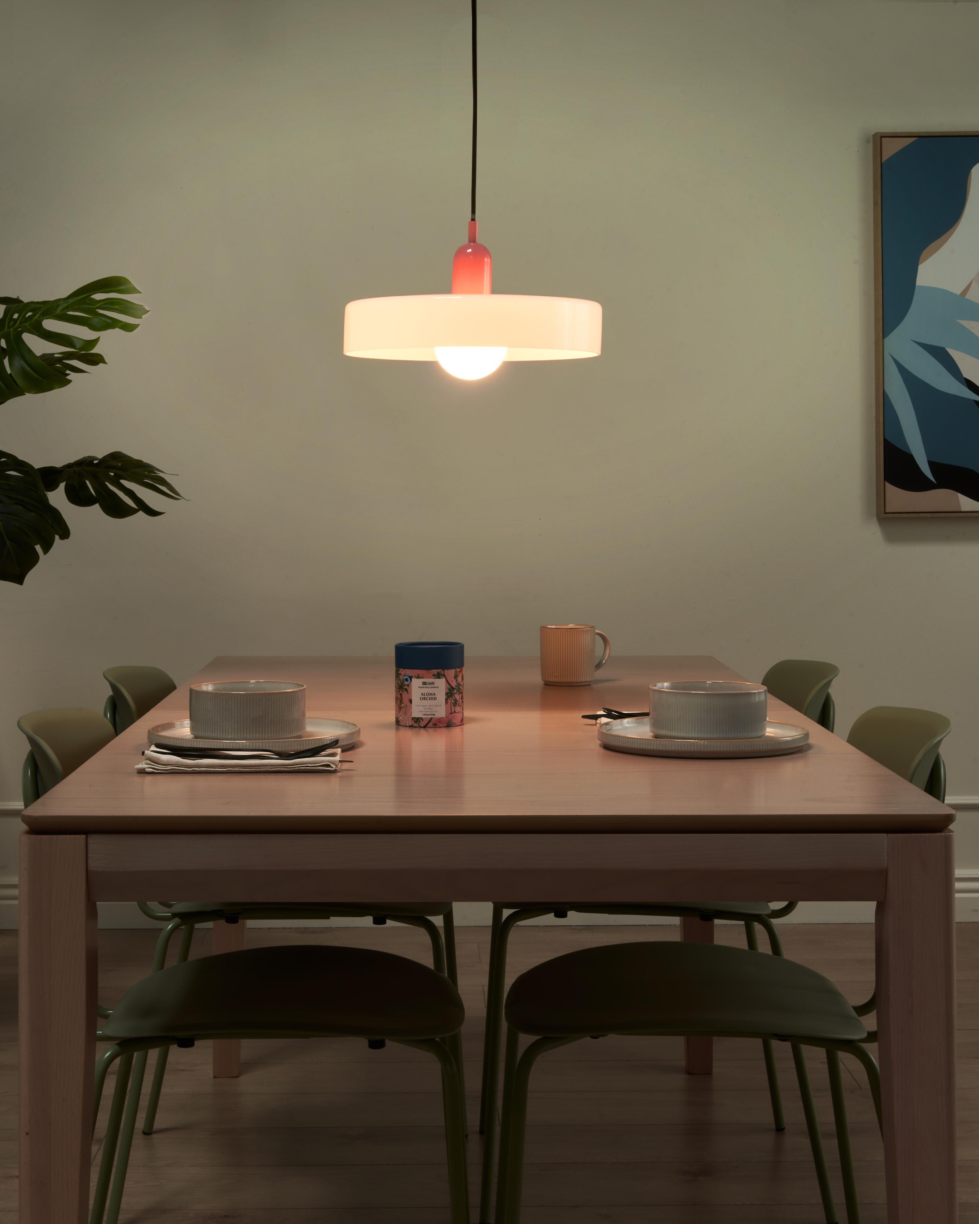 Hanglamp PAALA Glas Wit