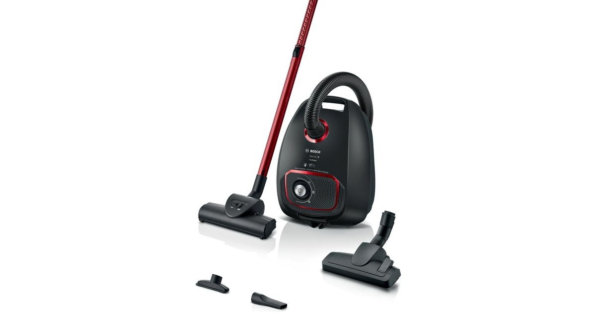 BoschSerie 4 Stofzuiger met zak ProPower  (Zwart)