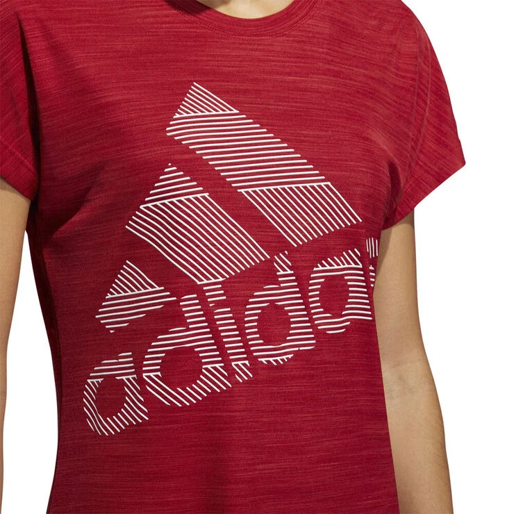 adidas Badge Of Sport Tee Rød