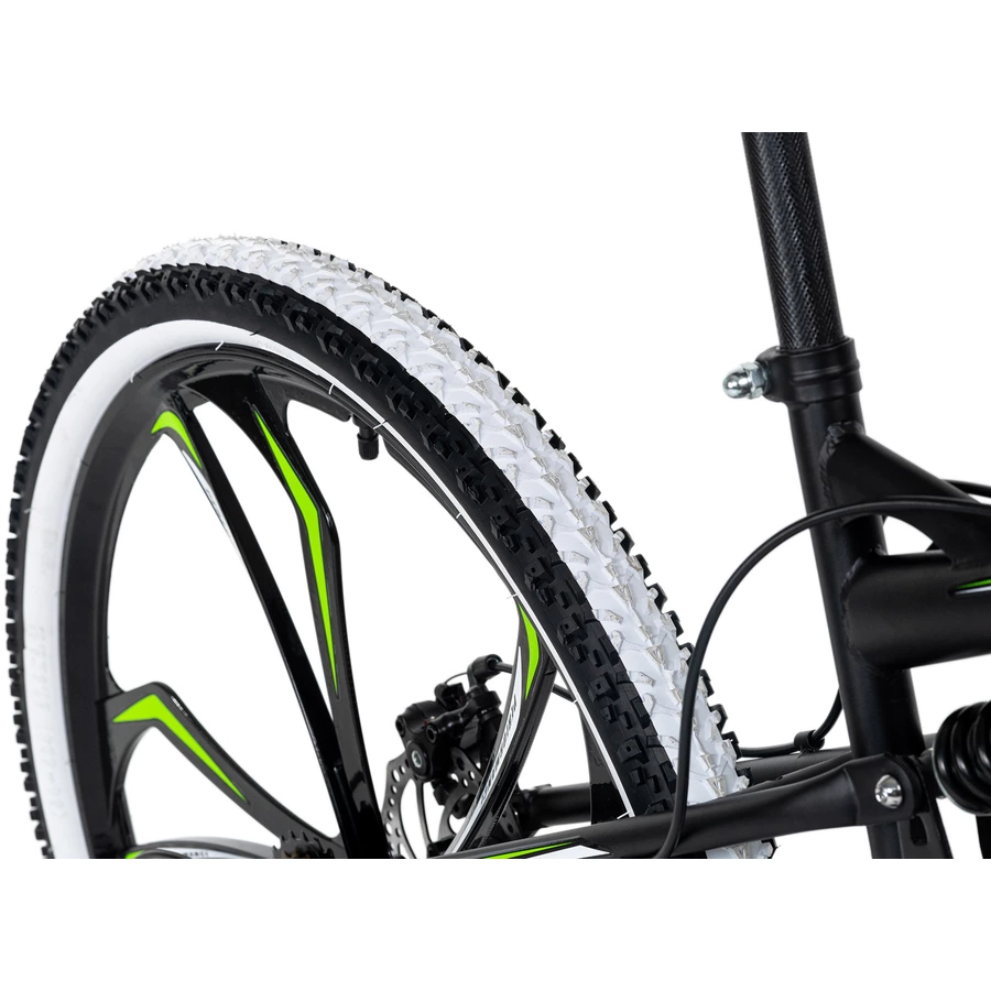 KS Cycling Mountainbike Hardtail 27,5 Zoll Scrawler schwarz-grün