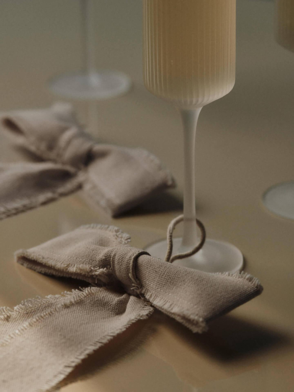 Ferm Living Ripple champagneglazen Flutes set van 2 Clear