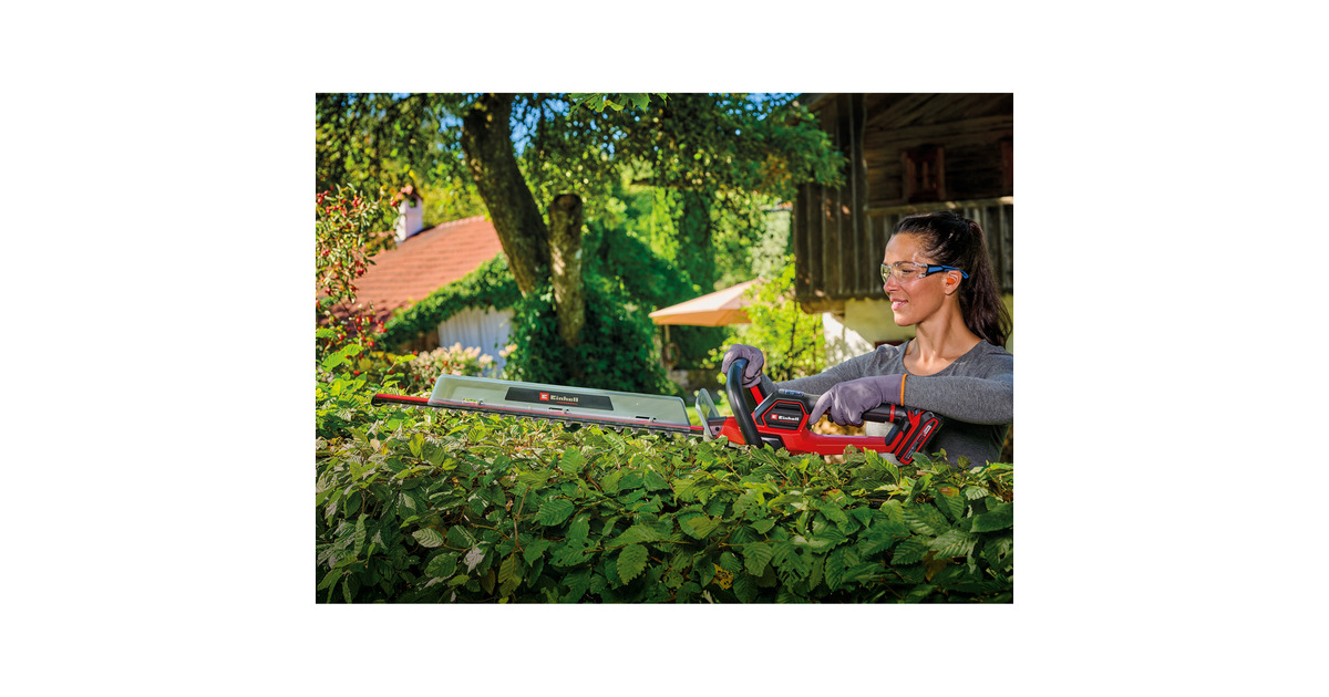 EINHELLProfessional accu heggenschaar GP-CH 18/50 Li BL-Solo  (Rood/zwart, Accu en oplader niet inbegrepen)