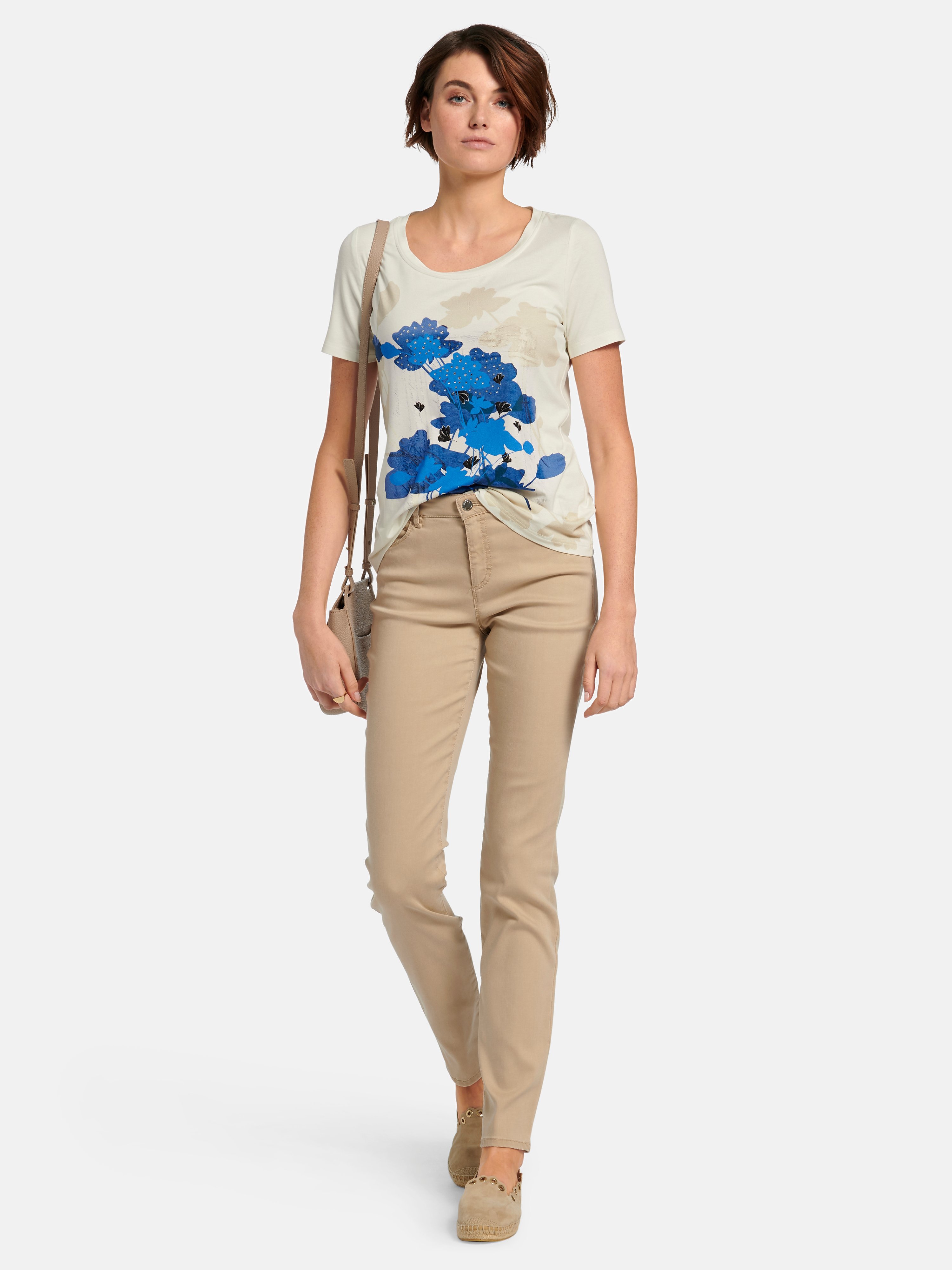 Rundhals-Shirt