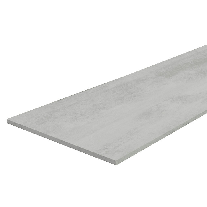 Tablette mélaminé béton Kala 80 x 120 cm,ép.1,8 cm