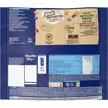 Smarties Mini Melkchocolade Uitdeelzak 259 g