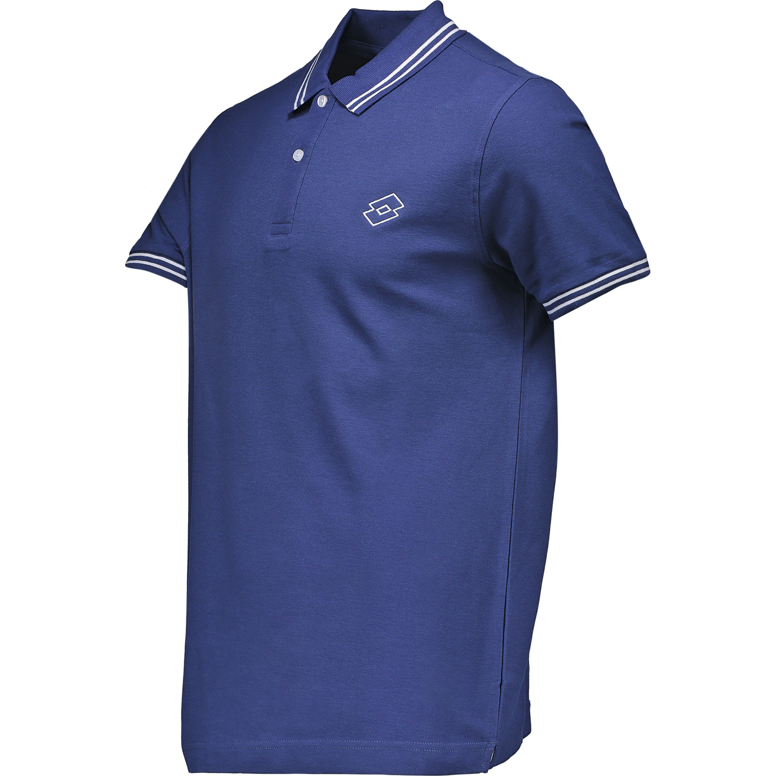 Lotto OT Polo Streifen Hr, rot, XXL