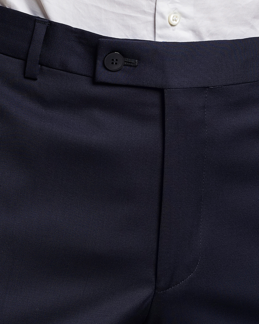 Morris Prestige Wool Suit Trousers Navy