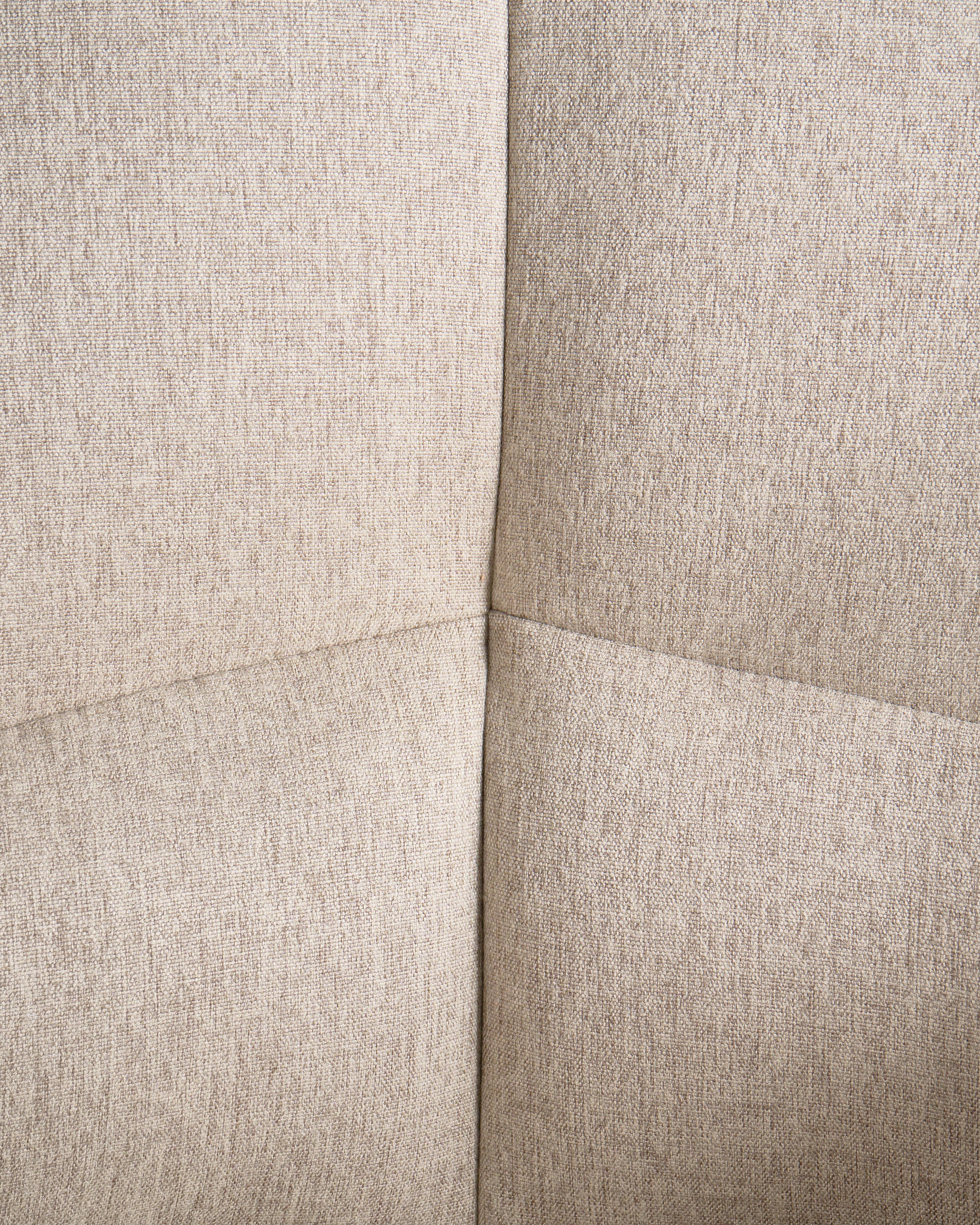 Set van 2 eetkamerstoelen TIRANO Kunstlinnen Beige