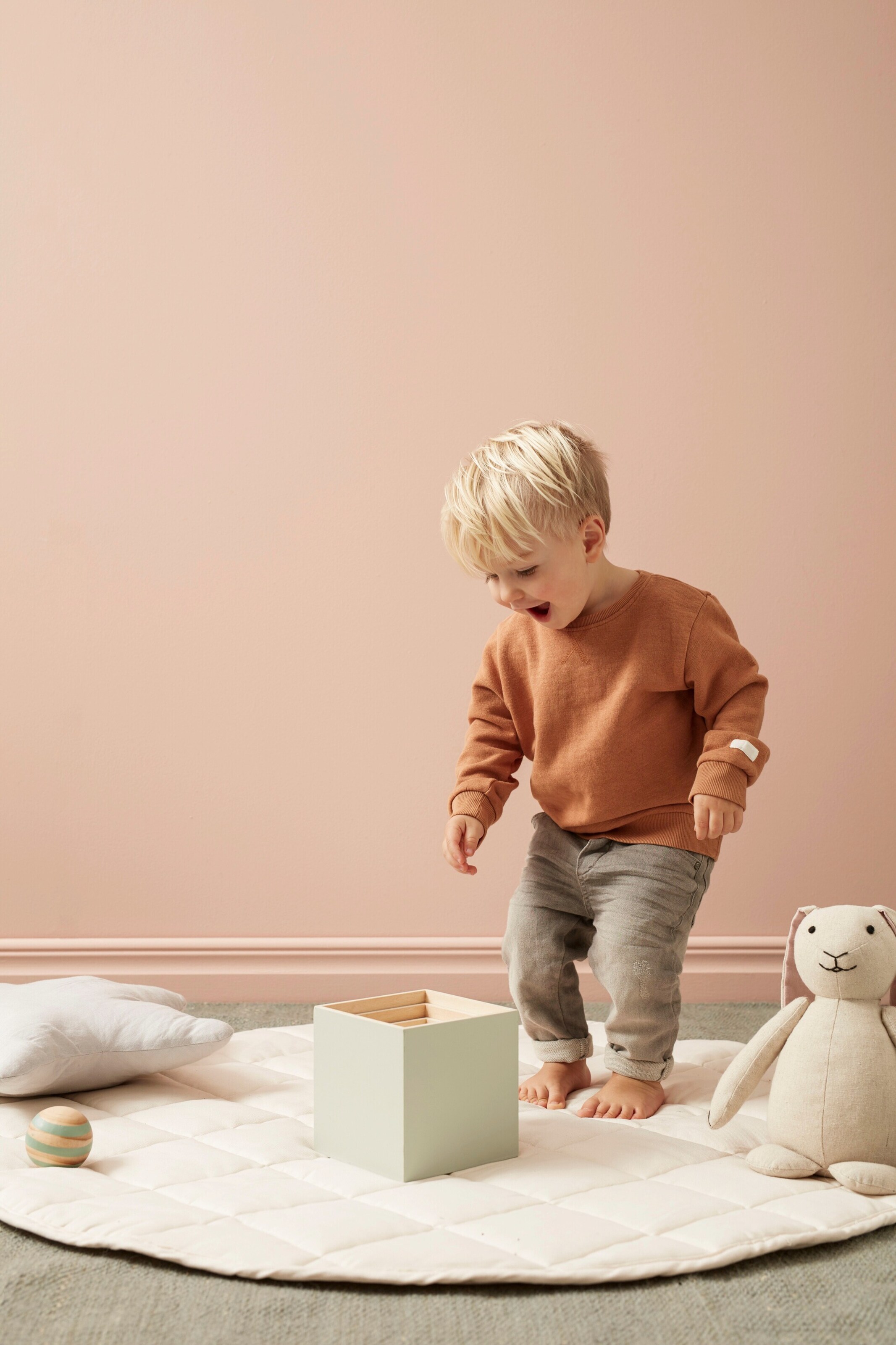 Kids Concept Spielteppich rund Off-White